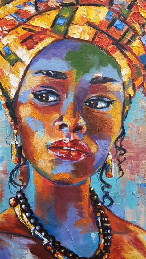 African Women Painting Video In African Art Paintings