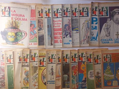 Il Male Giornale E Rivista Di Satira Negli Anni E