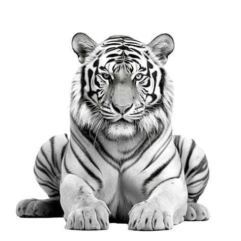 Black And White Clipart Images Of Tiger