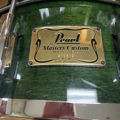 Pearl Masters Custom Maple Emerald Mist Reverb