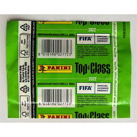 Panini Top Class 2022 Official Album Stickers Sticker Packets Jaqjnr