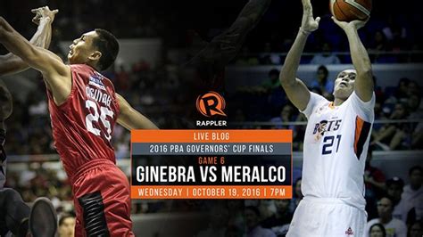 Live Pba Finals Game Ginebra Vs Meralco