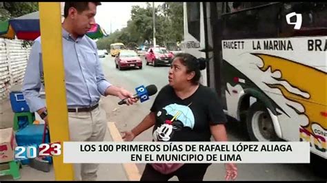 Rafael López Aliaga Los 100 Primeros Días En El Municipio De Lima Y Sus Promesas Incumplidas