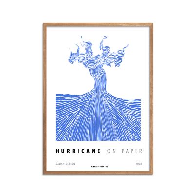Hurricane Blue Nude Plakat Plakatserien On Paper Plakatwerket
