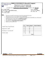 Final Term Assessment Ise Pm Docx Bahria University