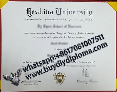 Facts About Ordering Fake Yeshiva University Diploma In Us Fake