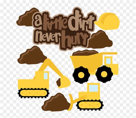 Digger Silhouette Dump Truck Svg File Free Transparent PNG Clipart