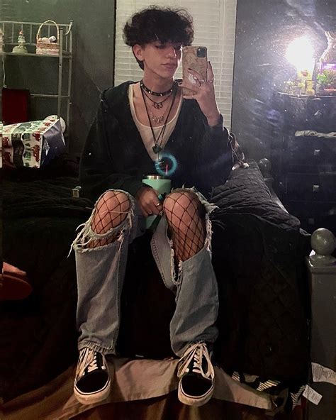 Guys In Fishnets Punk Outfits Fishnet Fishnet Outfit