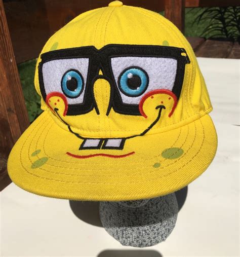 Spongebob Squarepants Embroidered Cartoon Hat Gem