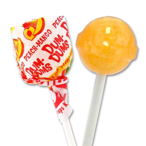 Peach Mango Dum Dum Pops