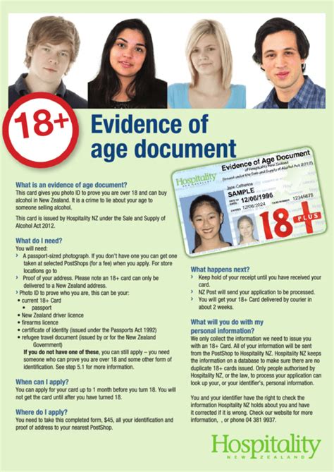 Fillable Evidence Of Age Document Application Printable Pdf Download