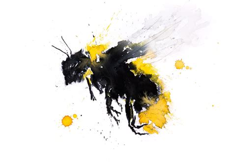 Bumblebee No2 Signed Limited Edition Print Of My Original