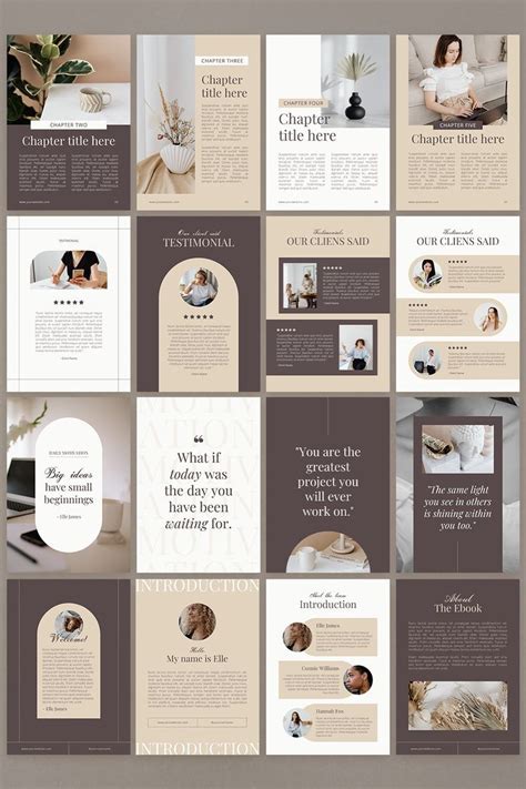 Ebook Template For Entrepreneurs Newsletter Design Templates Ebook