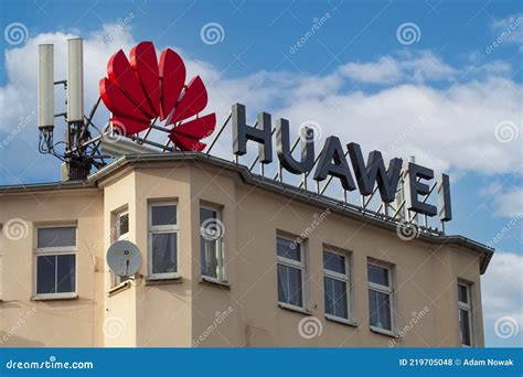 Huawei Company Logo on Building Exterior Editorial Stock Photo - Image ...