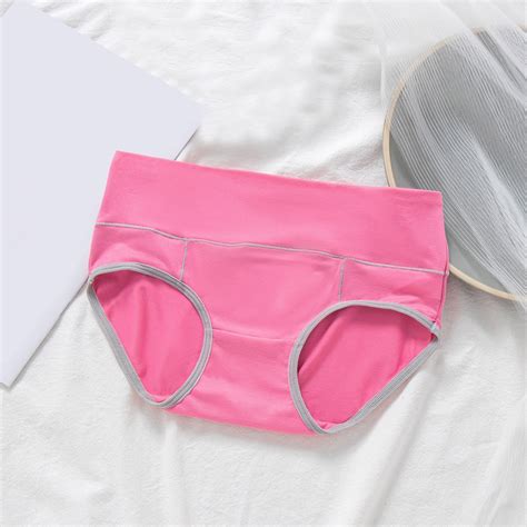 Dondpo Plus Size Lingerie Womens Underwear Underpants Patchwork Color