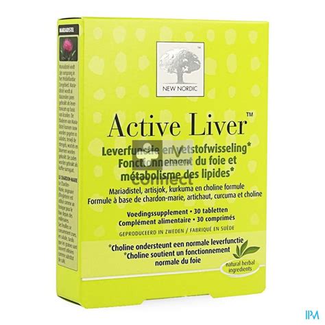 New Nordic Active Liver 30 Comprimés