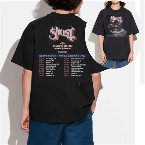 Ghost North American Tour 2022 Shirt Ghost Tour Tee T Salaslove