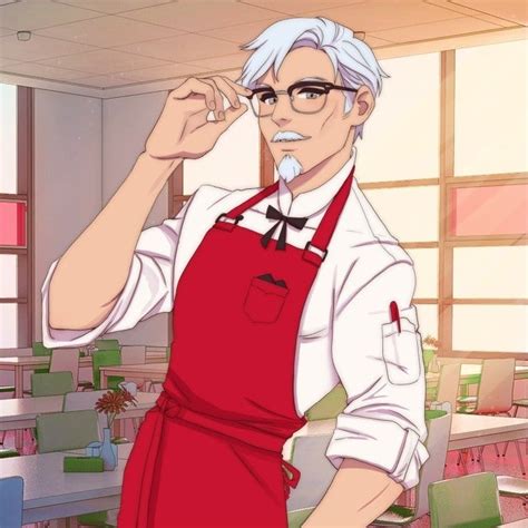 Colonel Sanders Cartoon Image