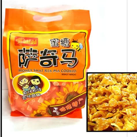 300g Honey Sakema Loke Kee 蜜糖萨奇马萨骑马 Shat Cookies Sakima Cookies Biskut