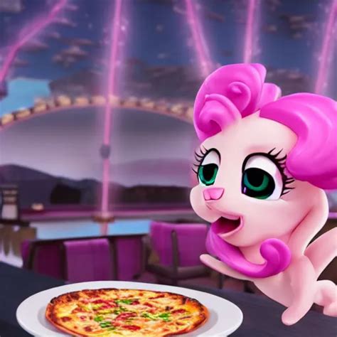 Pinky Pie Eating Pizza Unreal Engine Stable Diffusion OpenArt