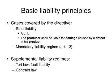 Ppt Product Liability Powerpoint Presentation Free Download Id6732806