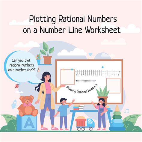 Free Plotting Rational Numbers On A Number Line Worksheet