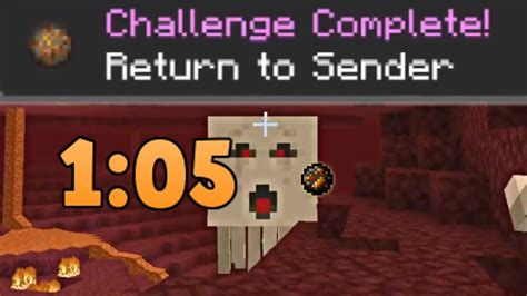 Return To Sender Minecraft Wr Ssg Youtube