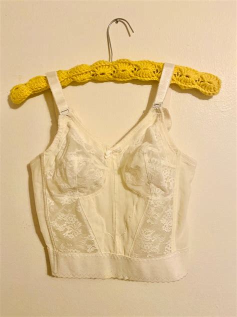 Vintage Bali Pin Up White Lace Bodysuit One Piece Lin Gem