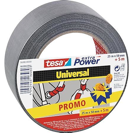 tesa extra Power Universal Ruban Adhésif Toilé pour Réparations