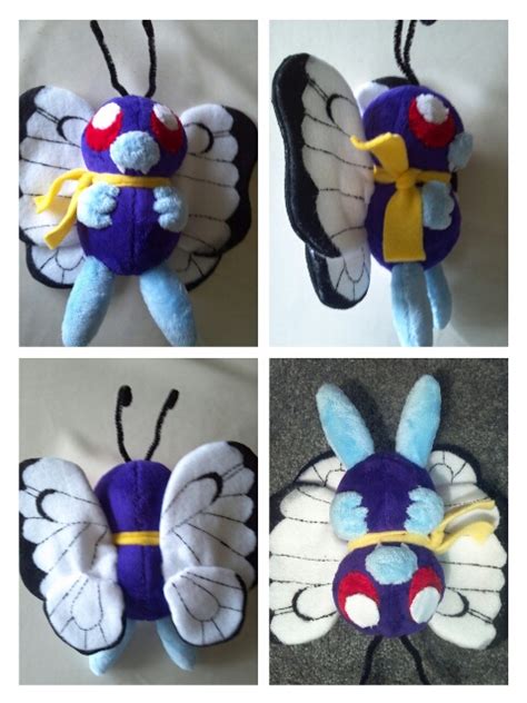 Ashs Butterfree Plush By Lrk Creations On Deviantart