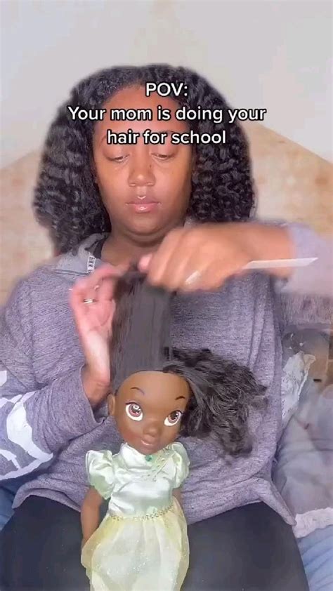 When Your Mom Is Doing Your Hair For School 🏫😂😂 Funny Black Jokes