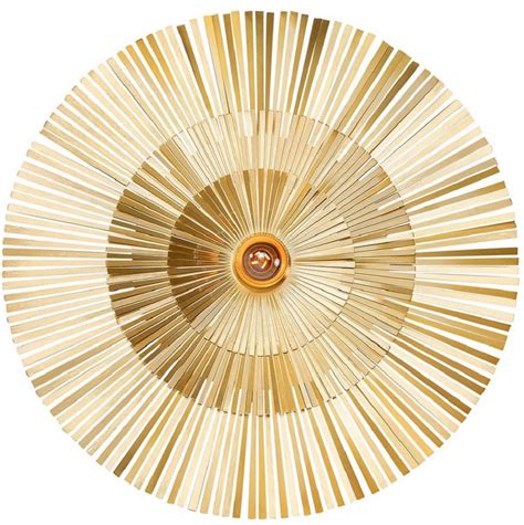 Casa Padrino luxury wall lamp Ø 60 cm Round brass wall light Hotel