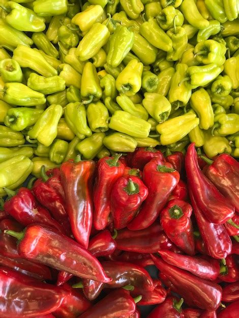 Premium Photo Full Frame Shot Of Chili Peppers For Sale At Market