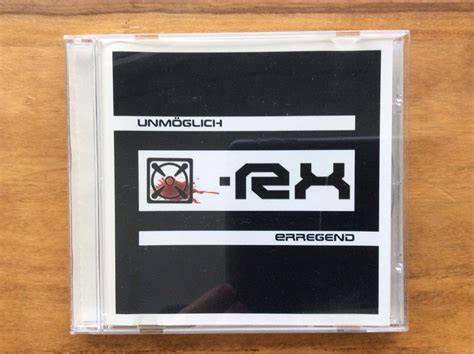 Cd X Rx Unm Glich Erregend Industrial Hardcore Kaufen Auf Ricardo