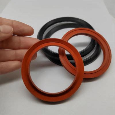 Hydraulic Vee Packing Seal Balck Red Nbr Fabric Hydraulic Oil Seals