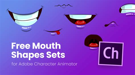 Free Mouth Shapes Sets For Adobe Character Animator By Graphicmama