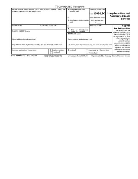 Free IRS Form 1099 LTC PDF EForms