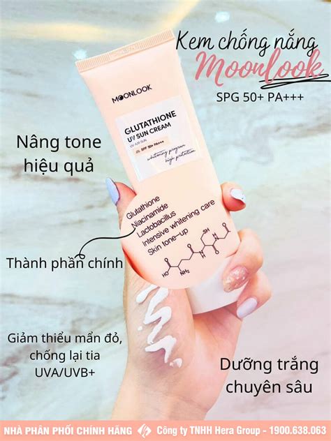 KEM CHỐNG NẮNG DƯỠNG TRẮNG DA MOONLOOK