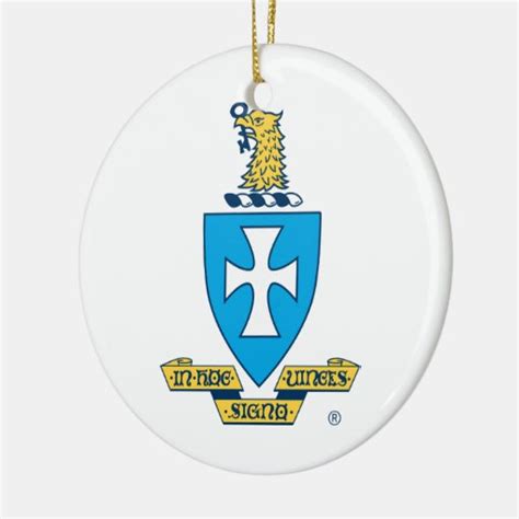 Sigma Chi Crest Logo Ceramic Ornament | Zazzle