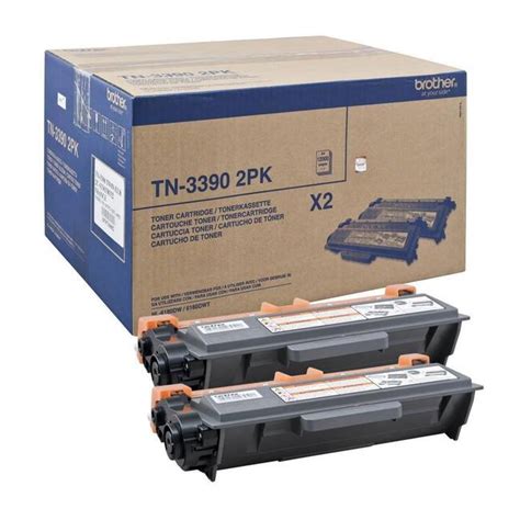 Brother TN 3390 2PK Super High Capacity Black Original Toner Cartridge