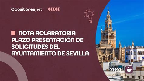 Nota Aclaratoria Plazo Presentación De Solicitudes Del Ayuntamiento De