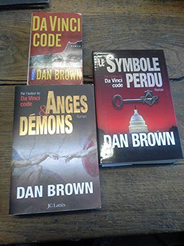 Dan Brown 3-Book Set: Anges et Démons / Da Vinci Code / Le Symbole ...