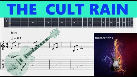 The Cult Rain Guitar Tab Tutorialmastertabs