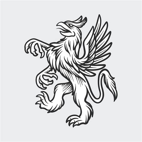 Premium Vector Heraldic Element Vector