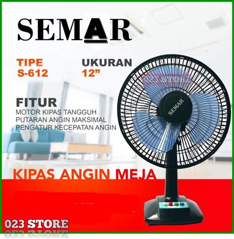 Semar S Kipas Angin In Wall Desk Fan Inch Meja Lazada Indonesia