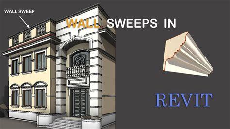 Wall Sweeps In Revit Tutorial Lheghendarchitects Youtube