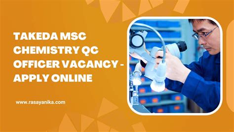 Takeda MSc Chemistry QC Officer Vacancy Apply Online