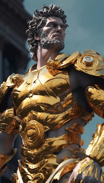 Premium Photo Marble Statue Of An Ancient God