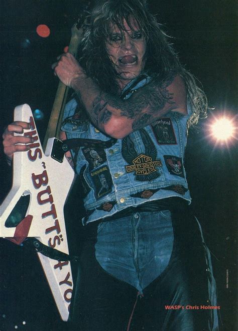 Chris Holmes in W.A.S.P. #ChrisHolmes #wasp #MeanMan Heavy Metal Rock ...