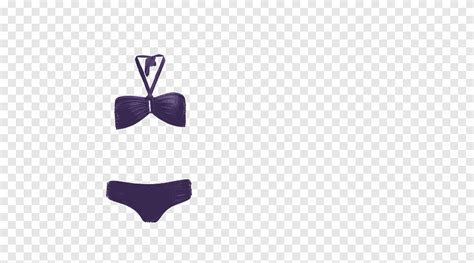 Ropa Conjunto De Bikini Morado Png PNGEgg